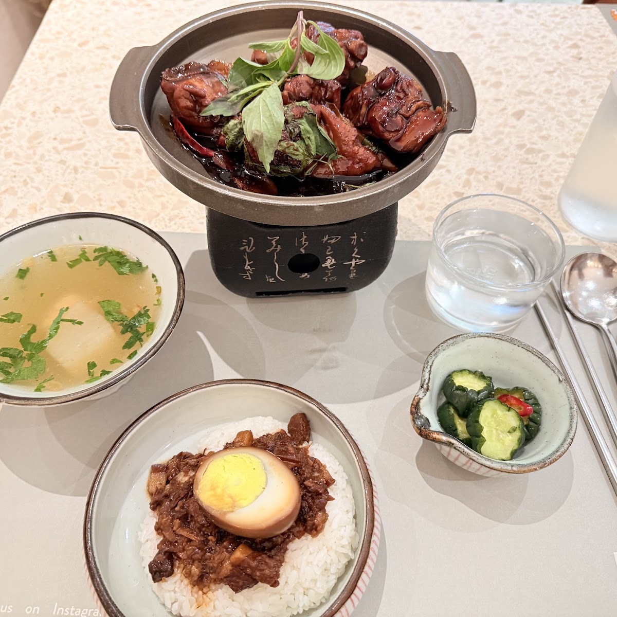 Braised chicken dish